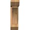 Ekena Millwork Thorton Slat Smooth Bracket w/ Offset Brace, Western Red Cedar, 5 1/2"W x 16"D x 20"H BKT0604X16X20THR06SWR - alternate 3